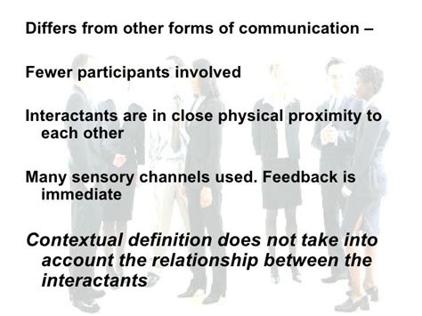 Interpersonal Communication | Interpersonal communication ...