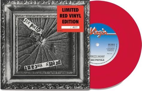 Sex Pistols Pretty Vacant Red Vinyl Numbered Edition Sealed Uk 7 Vinyl Single 7 Inch