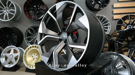 X Inch X J Grey Alloy Wheels Fits For Audi Q Q Q Rims S