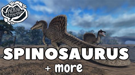 Spinosaurus More Prior Extinction YouTube