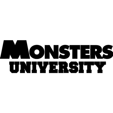 Monsters University Logo Vector