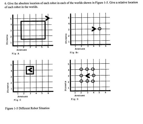 6 Give The Absolute Location Of Each Robot In Each