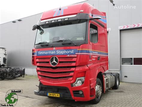 Buy Damaged Mercedes Benz Actros Truck Tractor Netherlands