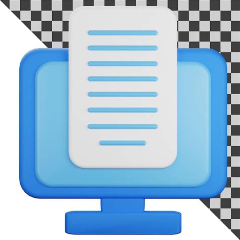 Archivo De Documento Con Pantalla De Computadora Icono D Estilo