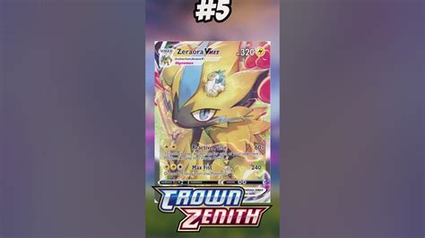 Top 10 Coolest Crown Zenith Pokemon Cards Youtube