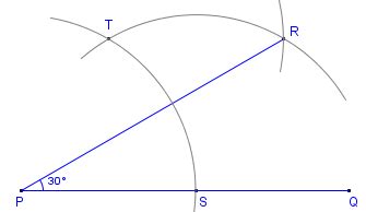 how do u construct 30 deg and 120 degree angle using a compass - Maths ...