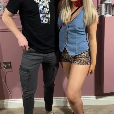 Denim Waist Coat Cheetah Print Hot Pants Co Ord Size Depop