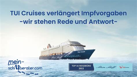 Tui Cruises Verl Ngert Impfvorgaben Wir Stehen Rede Und Antwort Mein