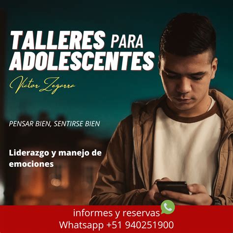 Taller De Liderazgo Y Manejo De Emociones Para Adolescentes Victor