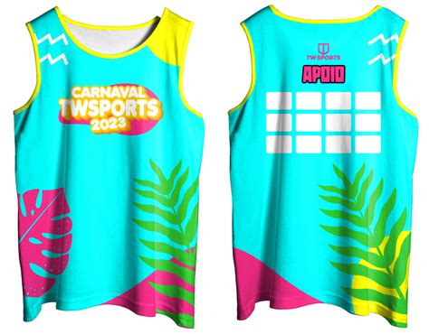 Abadá Carnaval TW SPORTS UNIFORMES ESPORTIVOS