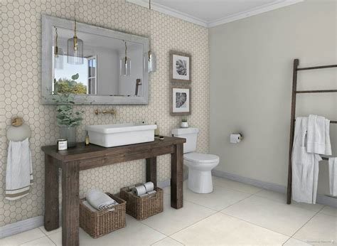 Ashland Cream 30X30 And 3x3 Mosaic Qualis Ceramica Luxury Tile And