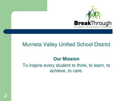 PPT - Murrieta Valley Unified School District Our Mission PowerPoint ...