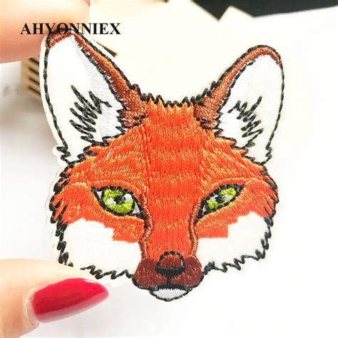 Embroidery Design Of Applique Awesome Fox Head Appliques Patches