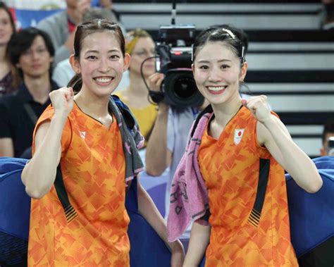 画像・写真：バド志田、松山組が4強 パリ五輪：時事ドットコム