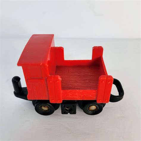 Geotrax Imaginext Train Caboose Coal Car Red Fisher Price 2003 Etsy