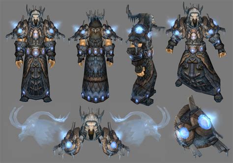 WoW WotLK Classic Eiskrone T Sets für Embleme des Frosts