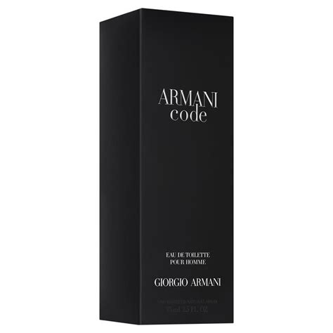 Buy Giorgio Armani Code For Men Eau De Toilette 75ml Online At Chemist