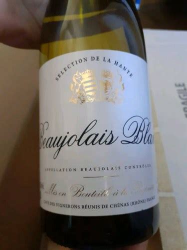 Cave des Vignerons Réunis de Chénas Beaujolais Blanc Vivino 日本