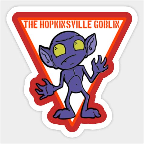 The Hopkinsville Goblin Hopkinsville Goblin Sticker Teepublic