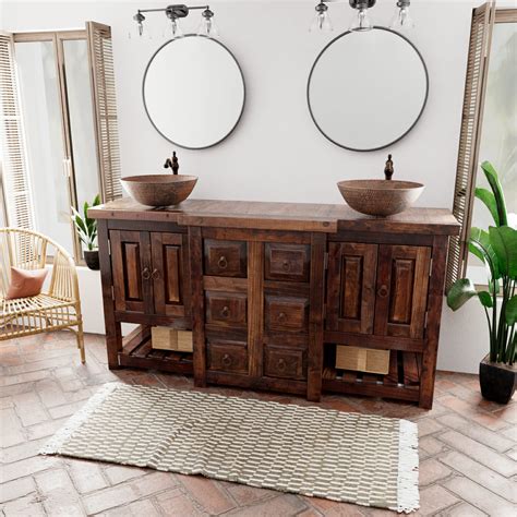 Reclaimed Wood Bathroom Vanity Cabinet | Cabinets Matttroy