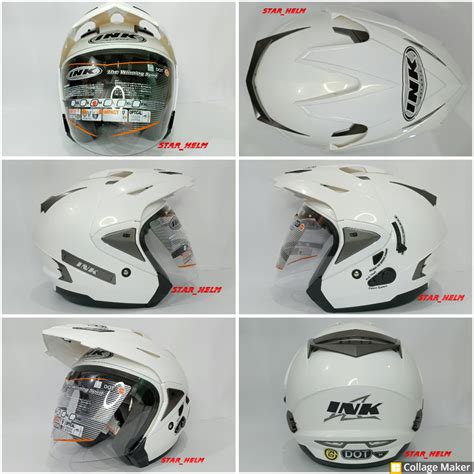 Jual Helm Half Face Ink T Max Double Visor Helm Half Face Ink Tmax