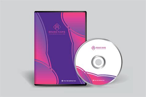 Gradient DVD cover template design 45484948 Vector Art at Vecteezy