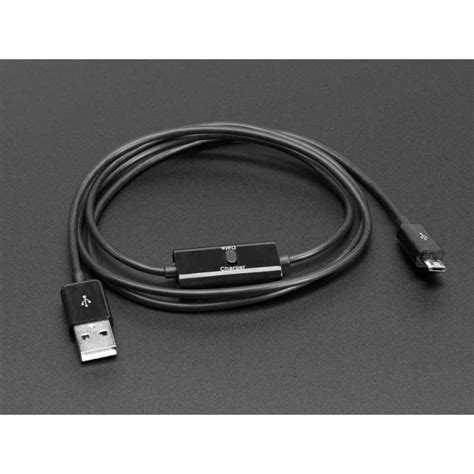 Cable Usb Micro B Avec Switch Charge Data Boutique Semageek