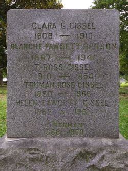 Helen Fawcett Cissel M Morial Find A Grave