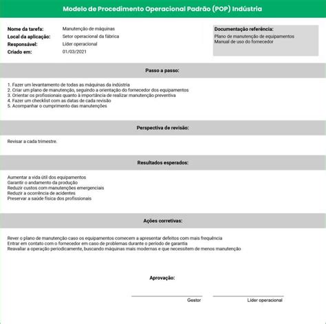 Modelo De Procedimentos