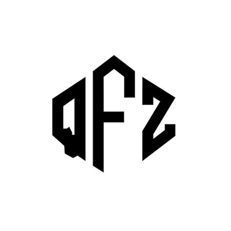 Premium Vector Qfz Letter Logo Design With Polygon Shape Qfz Polygon