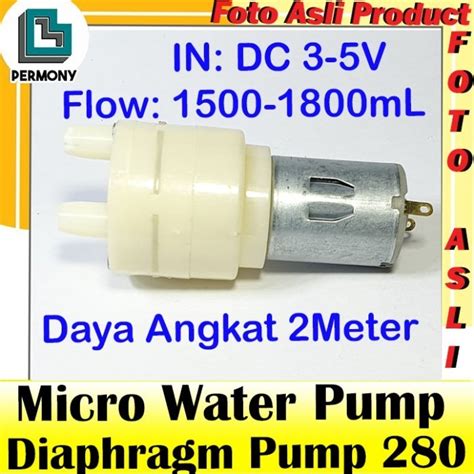 Jual Pompa Air Mini Diaphragm Pump Galon Micro Mikro Pump Aquarium