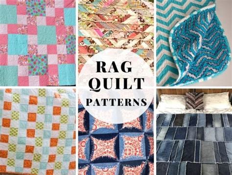 13+ Rag Quilt Patterns - Beautiful, Easy And FREE ⋆ Hello Sewing