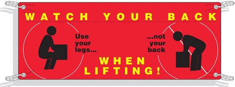 Safetypostercom Safety Poster Safety Banner Legend Lifting And Porn