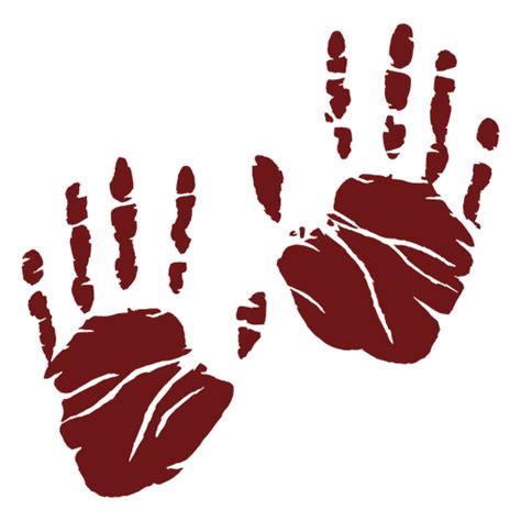 Bloody Handprint Png