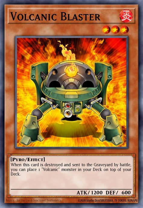 Volcanic Blaster Yu Gi Oh Card Database YGOPRODeck