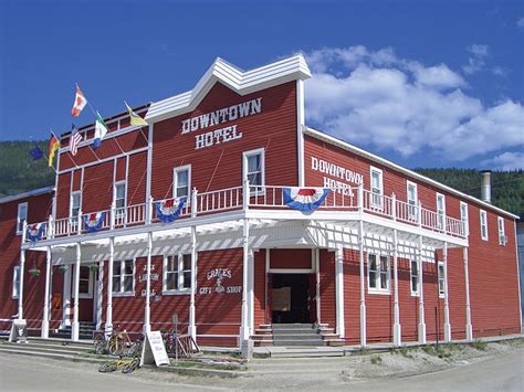 The historic Downtown Hotel in Dawson City, Yukon. Home of the World ...