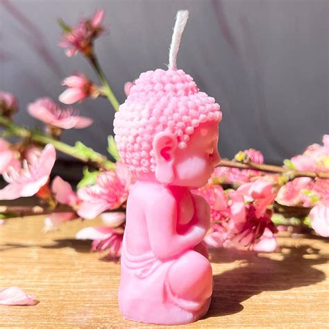 Natural Soy Buddha Candles Buddha Candles Handmade Mini Buddha Decorative Candle for Yoga Unique ...