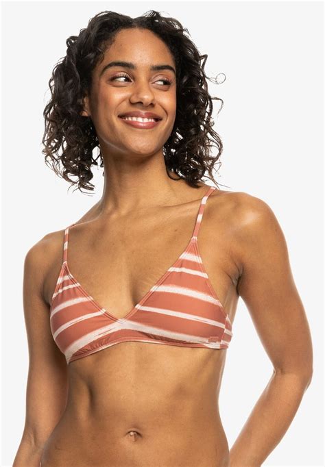 Roxy Pt Classics Strappy Bikini Top Mms Pink Zalando De