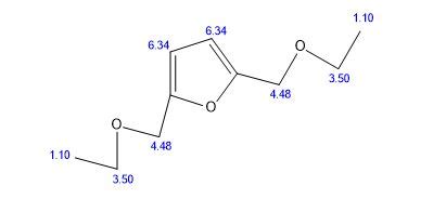 Organic Spectroscopy International Bis Ethoxymethyl Furan