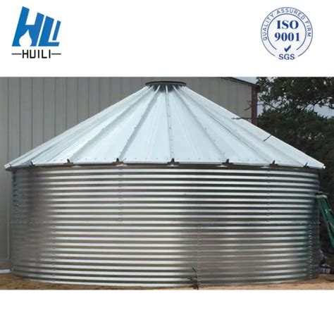 Corrugated Steel Water Storage Tanks L Round Grain Silo