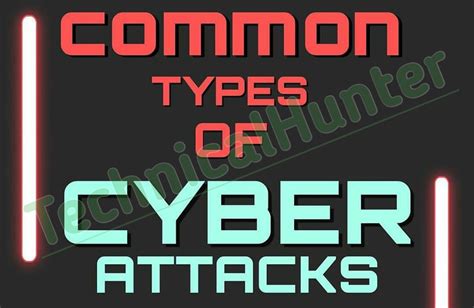 Common types of "CYBER ATTACKS"