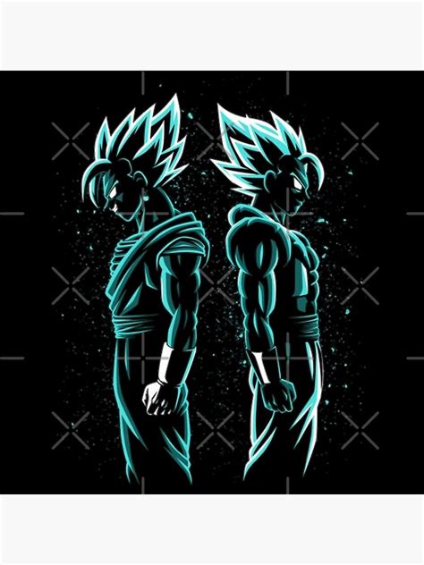 Lámina Artística Ultra Instinto De Goku Y Vegeta De Hafizullah