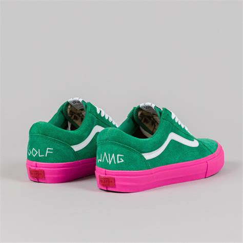 Vans Syndicate Old Skool Pro S Golf Wang Greenpink Flatspot