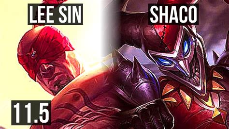 Lee Sin Vs Shaco Jungle Games Legendary Kr Diamond