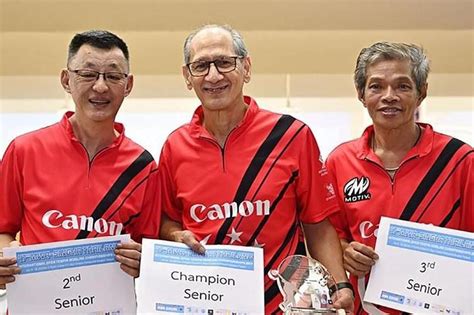 Son Guides Dad 68 To Victory As Singapore’s Senior Bowlers Sweep Podium Spots In Thailand