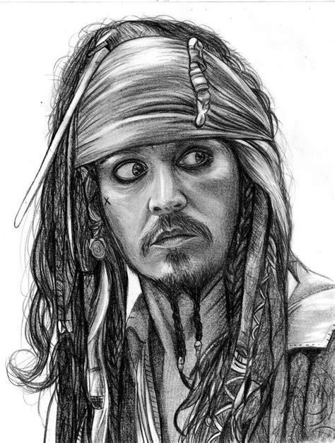 Jack Sparrow | Jack sparrow drawing, Celebrity drawings, Jack sparrow