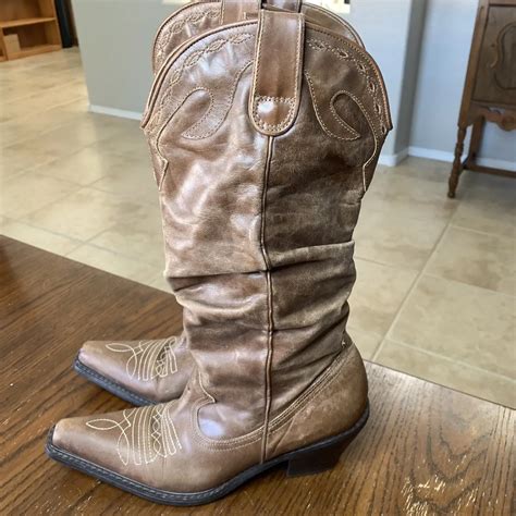 Light Brown Cowboy Boots For Women