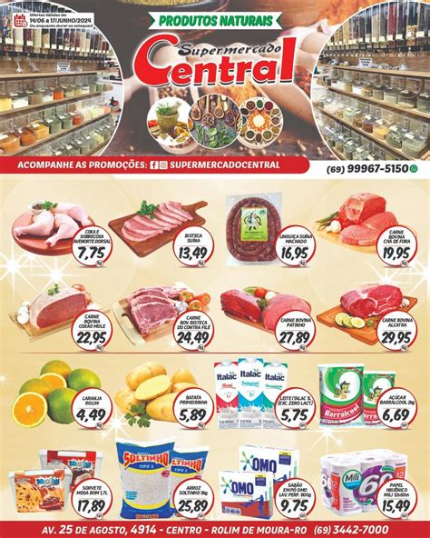 Promoção Supermercado Central em Rolim de Moura Alerta Rolim