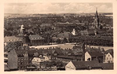 Zwickau Fliegeraufnahme 1957