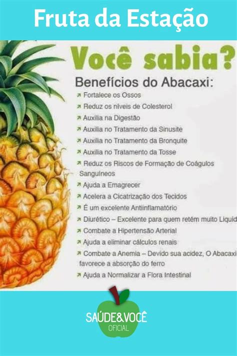 Benef Cios Do Abacaxi Sa De E Nutri O Dicas De Sa De Dicas